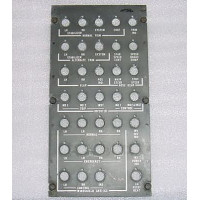 370-540185-41, Falcon 20 Aircraft Circuit Breaker Panel 370-540185-41, Falcon 20 Aircraft Circuit Breaker Panel