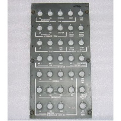 370-540185-41, Falcon 20 Aircraft Circuit Breaker Panel