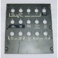 370-540193-41, Falcon 20 Aircraft Circuit Breaker Panel 370-540193-41, Falcon 20 Aircraft Circuit Breaker Panel