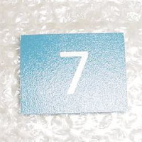 A15541-57, Boeing 767 Aircraft Cabin Seat Placard A15541-57, Boeing 767 Aircraft Cabin Seat Placard