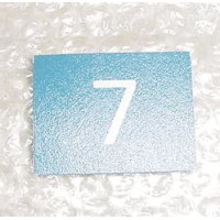 A15541-57, Boeing 767 Aircraft Cabin Seat Placard A15541-57, Boeing 767 Aircraft Cabin Seat Placard