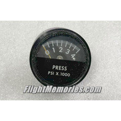 Vintage Boeing 707 Aircraft Hydraulic Pressure Indicator, 6931-700, 10-60576-1