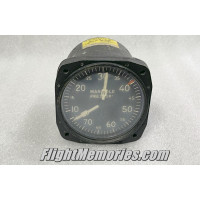 Vintage Douglas DC-6 Manifold Pressure Indicator, 728FU-8-041