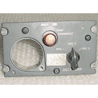 Boeing 727 Cockpit Anti-Ice Control Module Panel, 69-17525-1 Boeing 727 Cockpit Anti-Ice Control Module Panel, 69-17525-1
