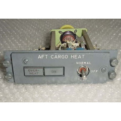 Boeing 747 Aft Cargo Heat Control Panel, 69B46128-1