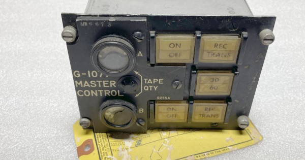 Vietnam War Warbird Jet Aircraft Master Control Panel, G-255A, G-10077 ...