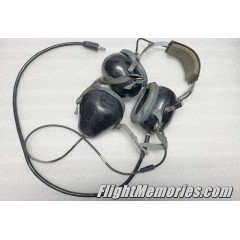 Vietnam War F-4 Phantom Crew Chief Ground Maintenance Headset w/ Microphone