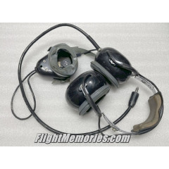 Vietnam War F-4 Phantom Crew Chief Ground Maintenance Headset w/ Microphone