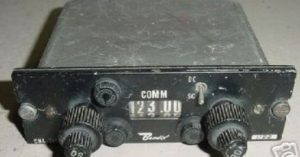 Vintage Boeing 727 Bendix Comm Control Panel, C-3044A