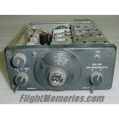 Vintage Motorola Aircraft ADF Receiver, Model 5614, 1U716200-03