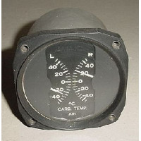 WWII Douglas A-20 Havoc Carburetor Air Temperature Indicator