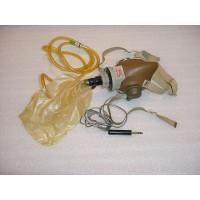 Vintage Aircraft Pilot / Copilot Oxygen Mask w/ Microphone