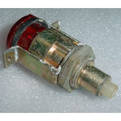 Vintage WWII Aircraft Cockpit Warning Light Assembly