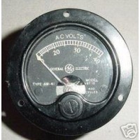 WWII Boeing B-29 Superfortress Volts Indicator, AW-41, VBT-12