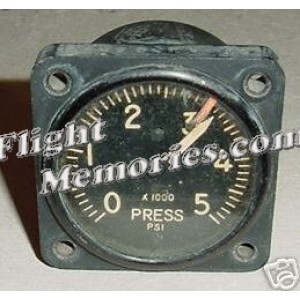 WWII Warbird Hydraulic Pressure Indicator, AW1817AC02